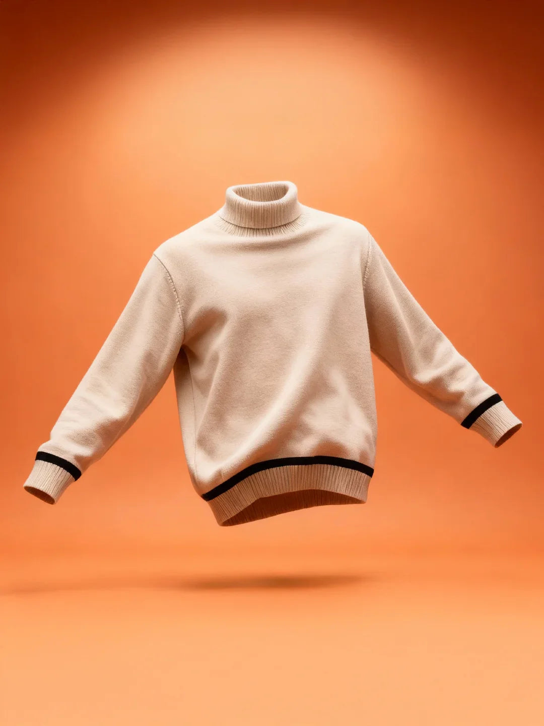 White Turtle Neck Sweater